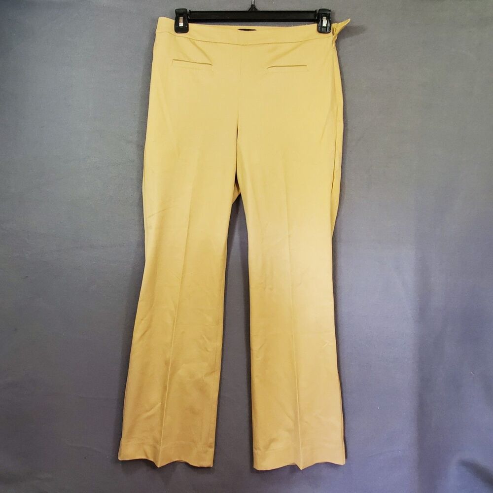 Talbots Pants Womens Size6 Chatham Bootcut Ankle Pant Yellow